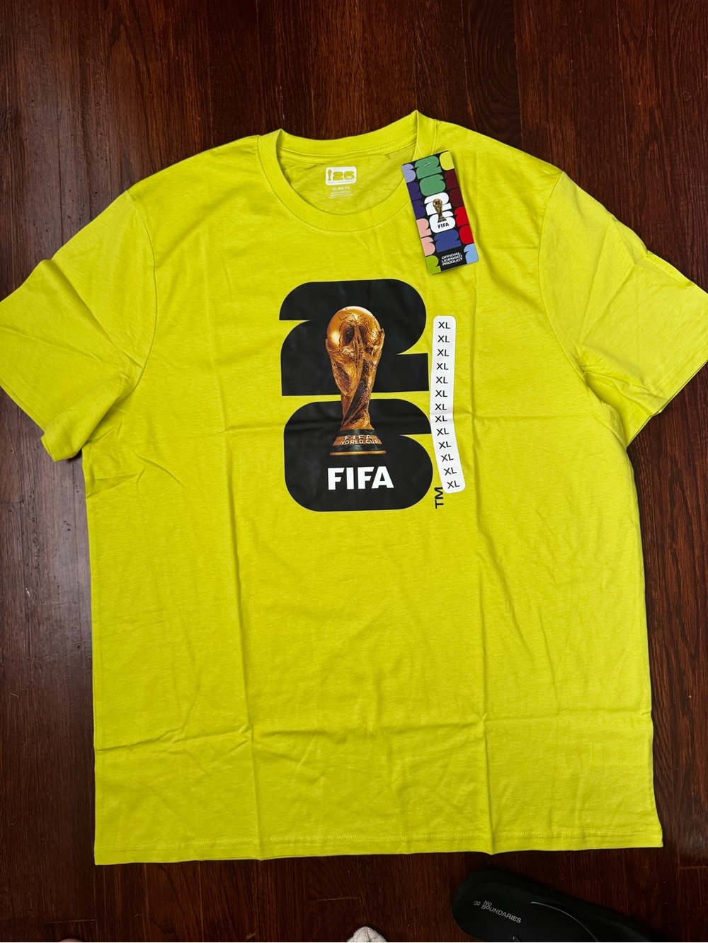 FIFA Yellow Graphic Short Sleeve Tee - XL